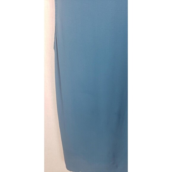 Eileen Fisher Tunic Tank Tops L Blue Brown Sleeveless 100% Silk Lot of 2 Casual - Picture 5 of 16